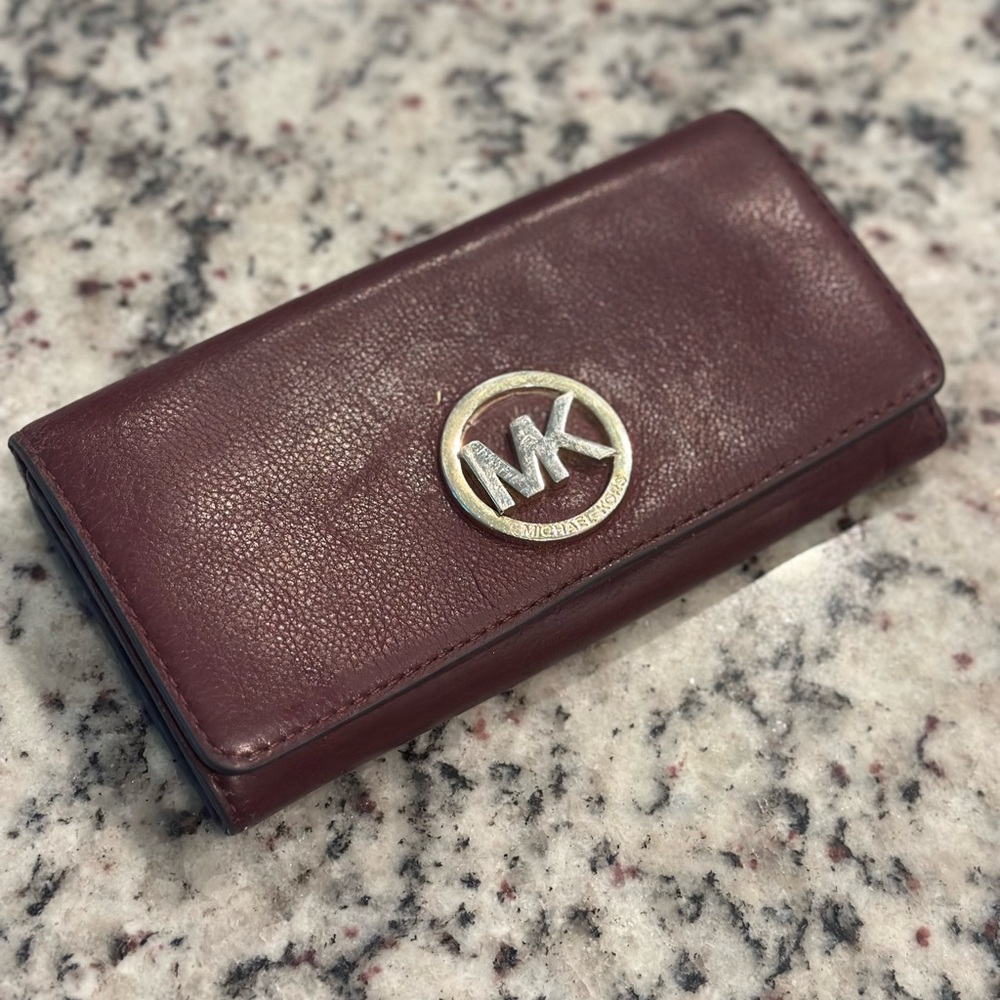 Michael Kors Deep Burgundy Key Holder